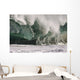 Hawaii, Big powerful wave break Wall Mural