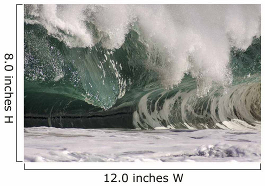 Hawaii, Big powerful wave break Wall Mural