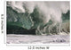 Hawaii, Big powerful wave break Wall Mural