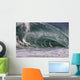 Hawaii, Big powerful wave break Wall Mural