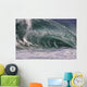 Hawaii, Big powerful wave break Wall Mural