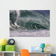 Hawaii, Big powerful wave break Wall Mural