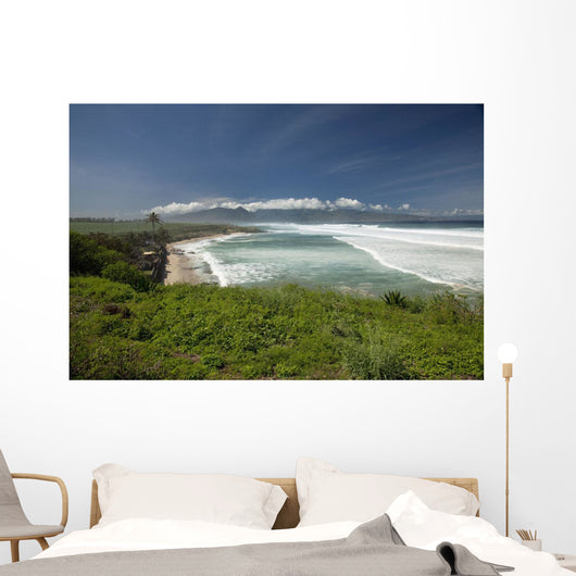 Hawaii, Maui, A coastal view of Hookipa Beach Wall Mural