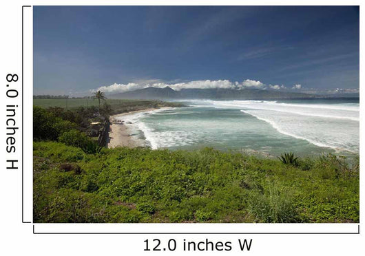 Hawaii, Maui, A coastal view of Hookipa Beach Wall Mural