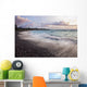 Hawaii, Maui, Hana, Dramatic seascape of Hana's black sand beach Wall Mural
