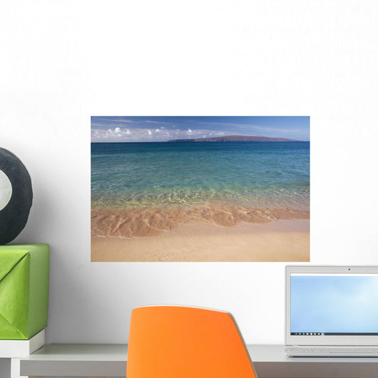 Hawaii, Maui, View from Makena Beach Wall Mural