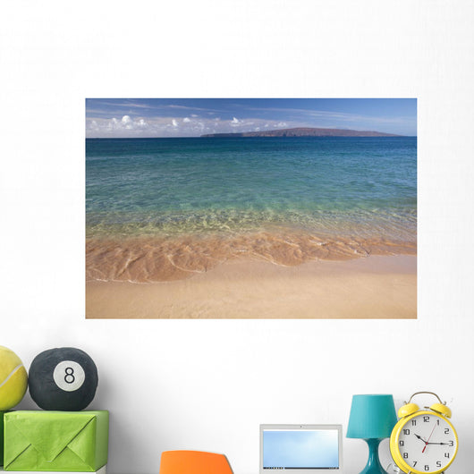 Hawaii, Maui, View from Makena Beach Wall Mural