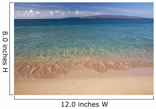 Hawaii, Maui, View from Makena Beach Wall Mural
