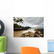 Hawaii, Maui, Makena Cove, Tropical beach and palm trees Wall Mural