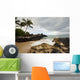 Hawaii, Maui, Makena Cove, Tropical beach and palm trees Wall Mural