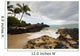 Hawaii, Maui, Makena Cove, Tropical beach and palm trees Wall Mural