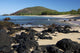 Hawaii, Maui, Volcanic rocks at Big Beach Wall Mural