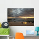 Hawaii, Maui, Makena, Cloudy sunset at Big Beach Wall Mural