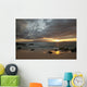 Hawaii, Maui, Makena, Cloudy sunset at Big Beach Wall Mural