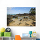 Hawaii, Maui, Makena, Beautiful clear ocean among lava rock Wall Mural