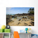 Hawaii, Maui, Makena, Beautiful clear ocean among lava rock Wall Mural