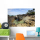 Hawaii, Maui, Makena, Beautiful clear ocean among lava rock Wall Mural