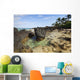 Hawaii, Maui, Makena, Beautiful clear ocean among lava rock Wall Mural