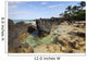 Hawaii, Maui, Makena, Beautiful clear ocean among lava rock Wall Mural