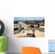Hawaii, Maui, Makena, Beautiful clear ocean among lava rock Wall Mural