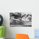 Hawaii, Big powerful wave breaks on the shore Wall Mural