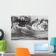Hawaii, Big powerful wave breaks on the shore Wall Mural