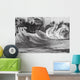 Hawaii, Big powerful wave breaks on the shore Wall Mural