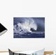 Hawaii, Big powerful wave break Wall Mural