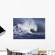 Hawaii, Big powerful wave break Wall Mural