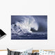 Hawaii, Big powerful wave break Wall Mural