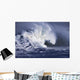 Hawaii, Big powerful wave break Wall Mural