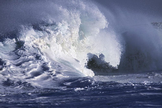Hawaii, Big powerful wave break Wall Mural
