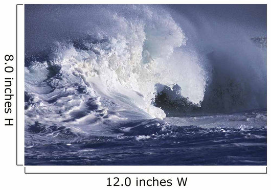 Hawaii, Big powerful wave break Wall Mural