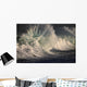Hawaii, Big powerful wave break Wall Mural