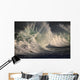 Hawaii, Big powerful wave break Wall Mural
