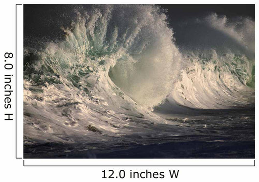 Hawaii, Big powerful wave break Wall Mural