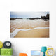 Hawaii, Maui, Makena, A closeup of the ocean over sand Wall Mural
