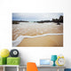 Hawaii, Maui, Makena, A closeup of the ocean over sand Wall Mural