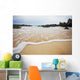 Hawaii, Maui, Makena, A closeup of the ocean over sand Wall Mural