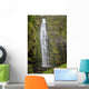 Hawaii, Maui, A waterfall in Kipahulu with lush foliage Wall Mural