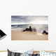 Hawaii, Maui, Surf crashes onto Big Beach Wall Mural