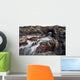 Hawaii, Maui, Makena, Ocean water moving through a lava tube Wall Mural