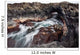 Hawaii, Maui, Makena, Ocean water moving through a lava tube Wall Mural