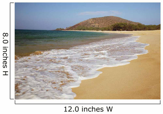 Hawaii, Maui, Makena, Big Beach on a sunny day Wall Mural