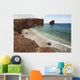 Hawaii, Lanai, Hulopoe Bay and Puu Pehe, or Sweetheart Rock Wall Mural