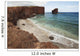 Hawaii, Lanai, Hulopoe Bay and Puu Pehe, or Sweetheart Rock Wall Mural