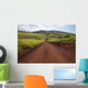 Hawaii, Lanai, The long red dirt road of Munrow Trail Wall Mural