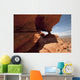 Nevada, Las Vegas, Red rock formation in the desert Wall Mural