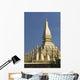 Architectural detail of a golden rooftop Wall Mural