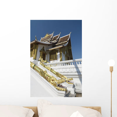 Architectural Detail Dragpns along Wall Mural shown on a wall